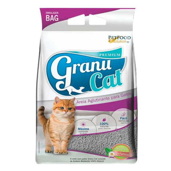 Areia Aglutinante para Gatos Granu Cat