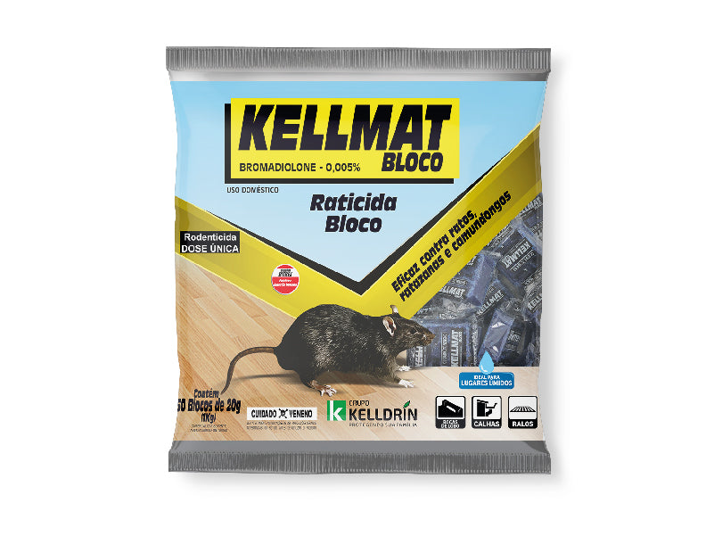 Kellmat Raticida Bloco
