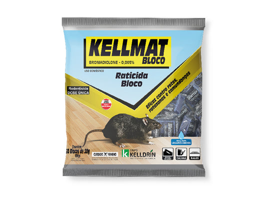 Kellmat Raticida Bloco