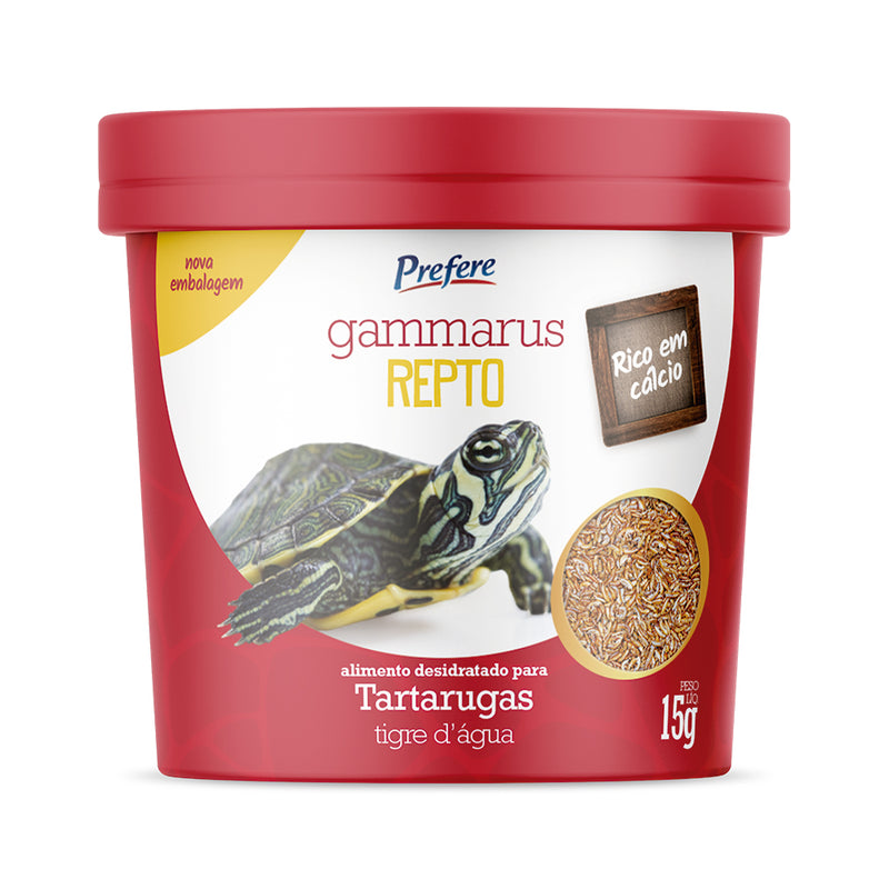 Alimento para Tartaruga Prefere Gammarus Repto 15g