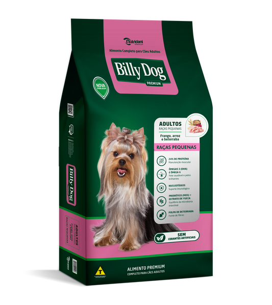 Ração para Cachorro Billy Dog Raças Pequenas