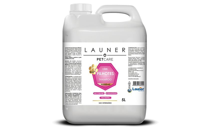 Higiene Animal/ Shampoo Filhotes ( 5L)- Launer Pet Care