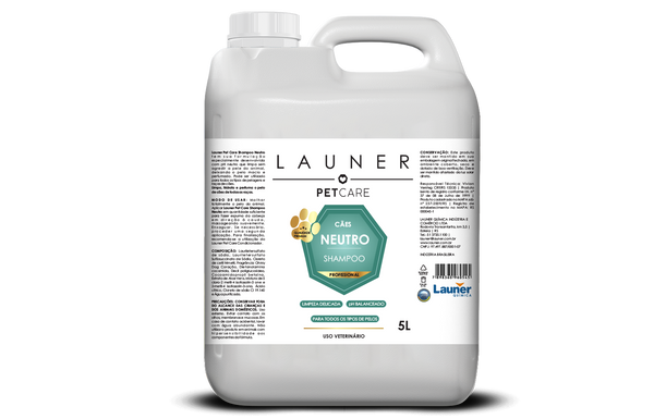 Produto de Higiene Animal/ Shampoo Neutro 5lt- Launer  Pet Care