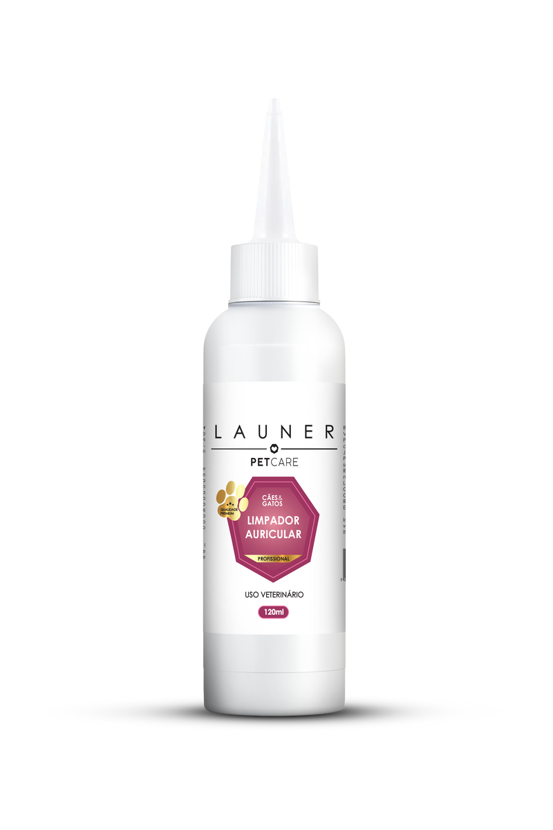 Produto de Higiene Animal/ Limpador Auricular (120 ml)/Launer Pet Care