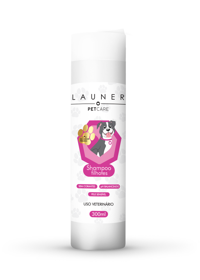 Produto de Higiene Animal/ Shampoo Filhotes (300ML)-Launer Pet Care