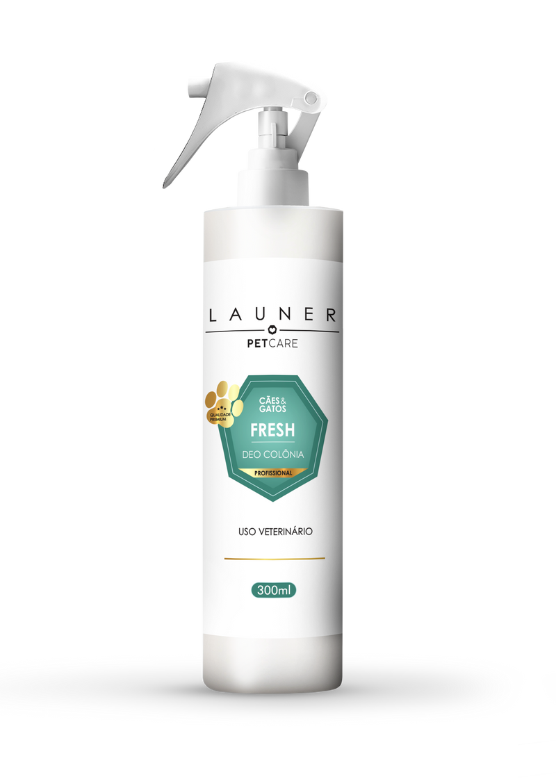 Produto de Higiene Animal / Deo Colônia Fresh ( Cães e Gatos) Frasco de 300ML-Launer Pet Care