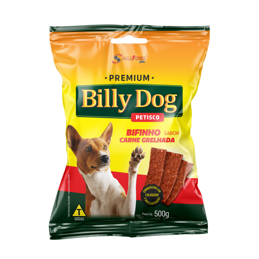 Bifinho Billy Dog Carne Grelhada 500g