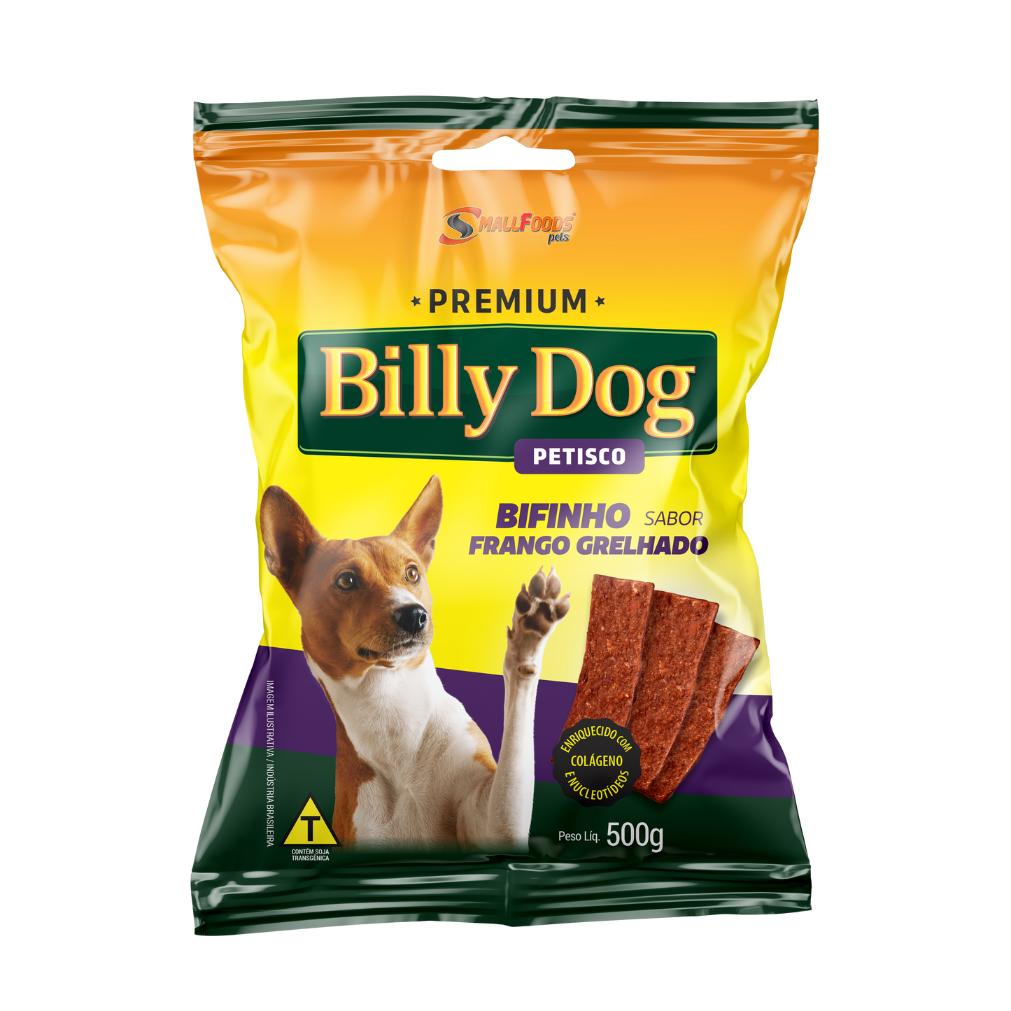 Bifinho Billy Dog Frango Grelhado 500g