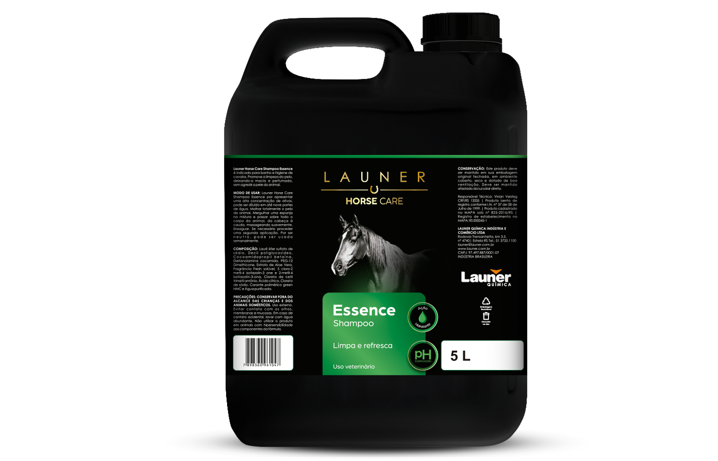 Launer Shampoo Horses Essence 5L