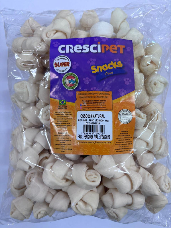 Osso 2/3 Natural 1 KG Crescipet