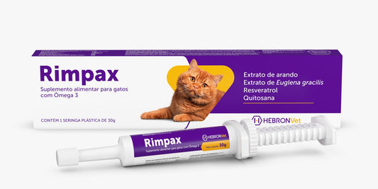 Rimpax Suplemento Alimentar para Gatos com Ômega 3
