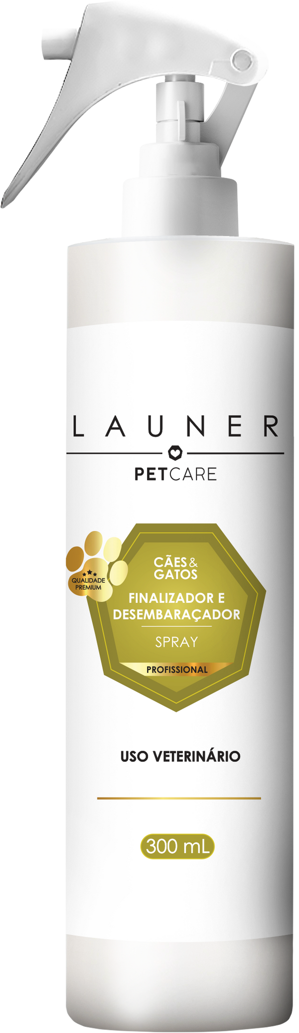 Produto de Higiene Animal/ Spray Finalizador e Desembaraçador -Frasco de 300ML- Linha Seven Pet Care
