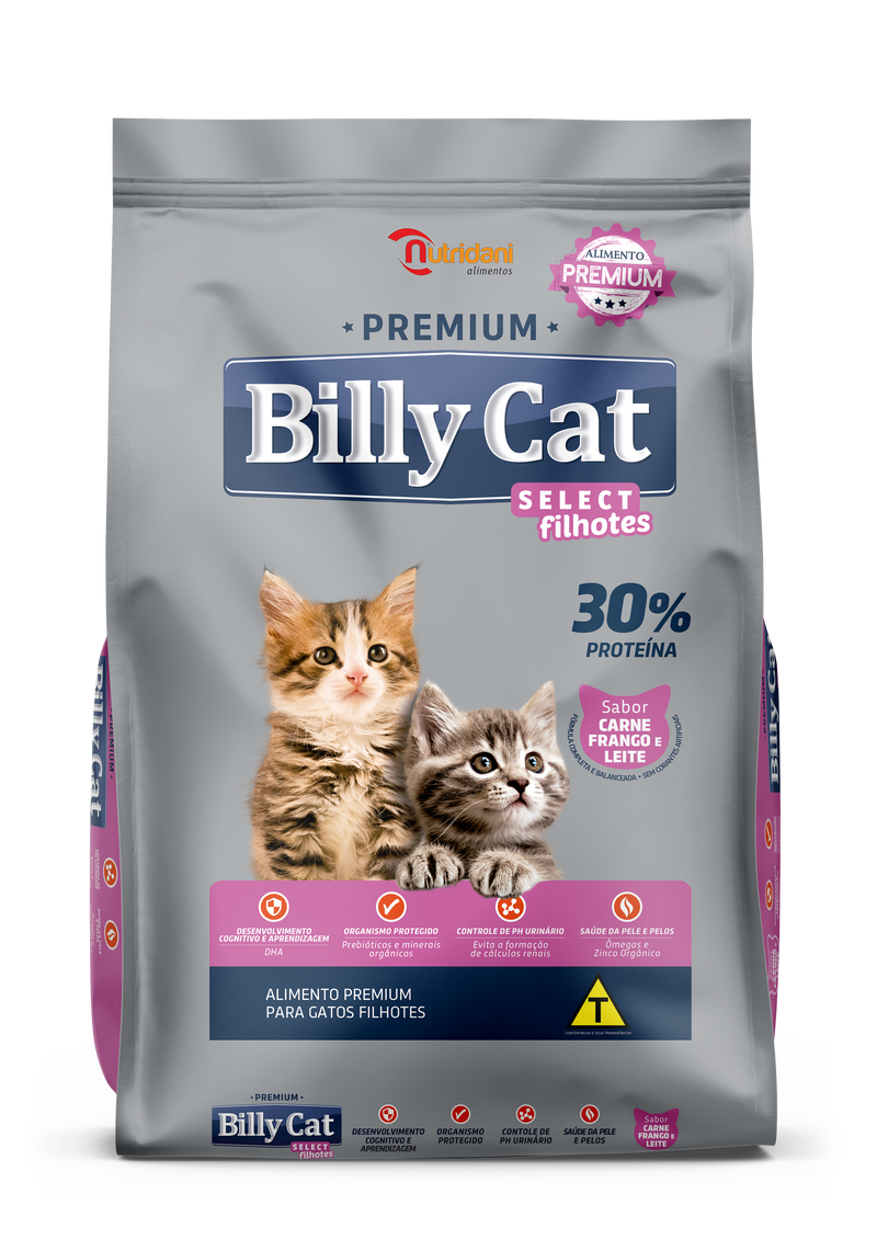 Ração para Gatos Billy Cat Select Filhotes