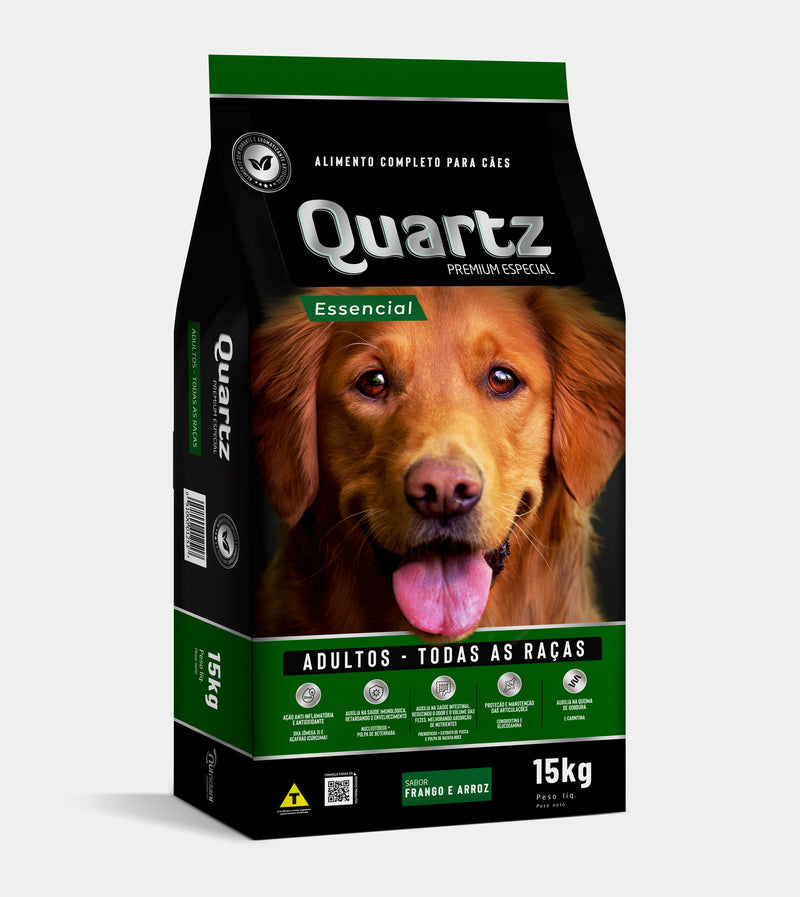 Ração para Cachorro Quartz Adultos Essencial