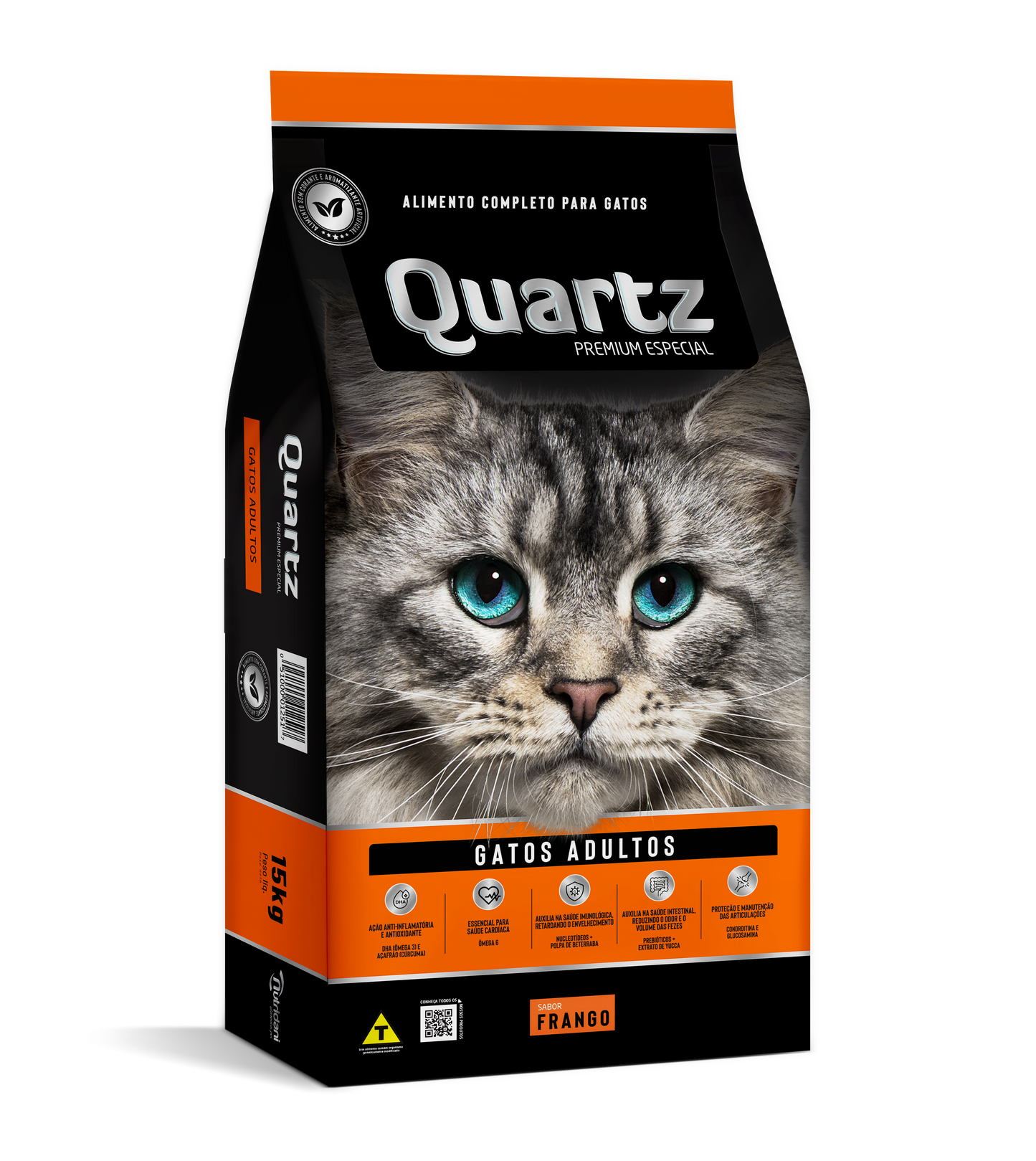 Ração para Gatos Quartz Gatos Adulto Sabor Frango.